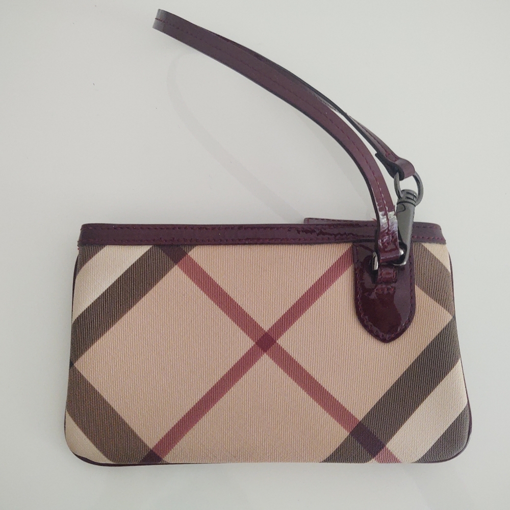 Burberry Nova Check Wristlet